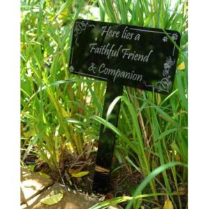 Here Lies Garden Marker