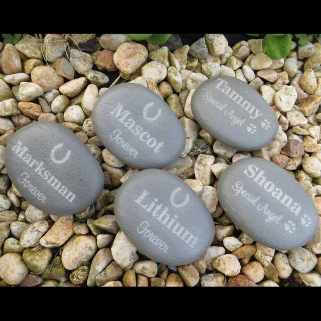 River Pebble Marker