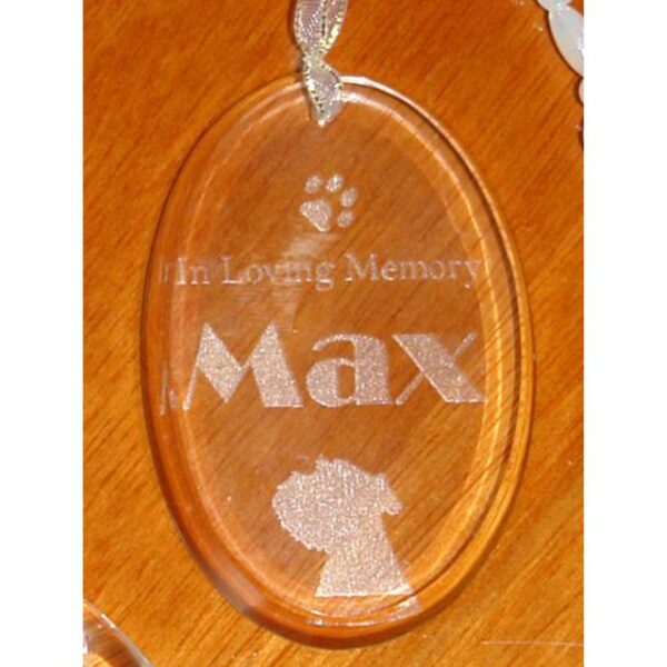 Oval Crystal Decoration