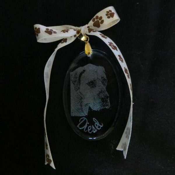 Oval Crystal Decoration